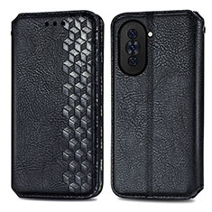 Coque Portefeuille Livre Cuir Etui Clapet S01D pour Huawei Nova 10 Pro Noir