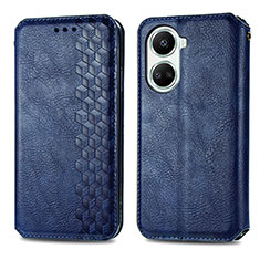 Coque Portefeuille Livre Cuir Etui Clapet S01D pour Huawei Nova 10 SE Bleu