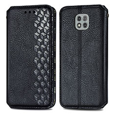 Coque Portefeuille Livre Cuir Etui Clapet S01D pour Motorola Moto G Power (2021) Noir