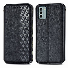 Coque Portefeuille Livre Cuir Etui Clapet S01D pour Nokia G22 Noir