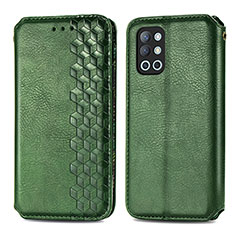 Coque Portefeuille Livre Cuir Etui Clapet S01D pour OnePlus 9R 5G Vert