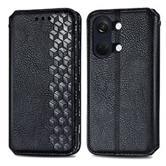 Coque Portefeuille Livre Cuir Etui Clapet S01D pour OnePlus Ace 2V 5G Noir