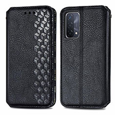 Coque Portefeuille Livre Cuir Etui Clapet S01D pour OnePlus Nord N200 5G Noir