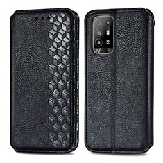 Coque Portefeuille Livre Cuir Etui Clapet S01D pour Oppo A94 5G Noir