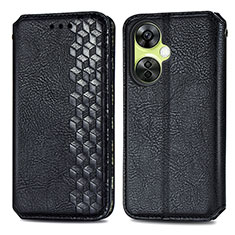 Coque Portefeuille Livre Cuir Etui Clapet S01D pour Oppo K11x 5G Noir