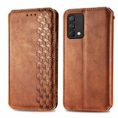 Coque Portefeuille Livre Cuir Etui Clapet S01D pour Realme GT Master 5G Marron