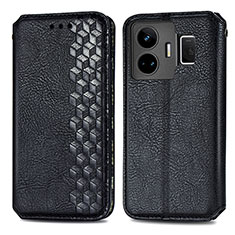 Coque Portefeuille Livre Cuir Etui Clapet S01D pour Realme GT Neo5 240W 5G Noir