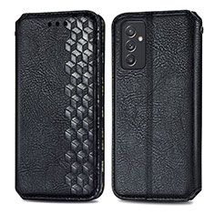 Coque Portefeuille Livre Cuir Etui Clapet S01D pour Samsung Galaxy A15 LTE Noir