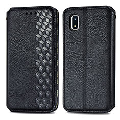 Coque Portefeuille Livre Cuir Etui Clapet S01D pour Samsung Galaxy A20 SC-02M SCV46 Noir