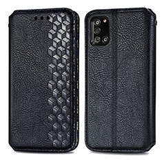 Coque Portefeuille Livre Cuir Etui Clapet S01D pour Samsung Galaxy A31 Noir