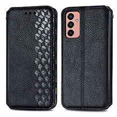 Coque Portefeuille Livre Cuir Etui Clapet S01D pour Samsung Galaxy F13 4G Noir