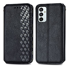 Coque Portefeuille Livre Cuir Etui Clapet S01D pour Samsung Galaxy F23 5G Noir