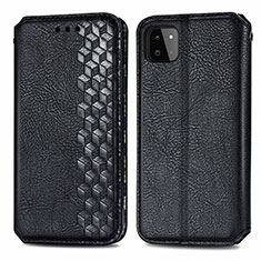 Coque Portefeuille Livre Cuir Etui Clapet S01D pour Samsung Galaxy F42 5G Noir