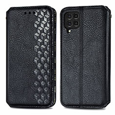 Coque Portefeuille Livre Cuir Etui Clapet S01D pour Samsung Galaxy F62 5G Noir