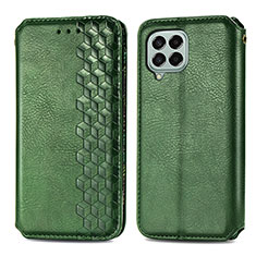 Coque Portefeuille Livre Cuir Etui Clapet S01D pour Samsung Galaxy M33 5G Vert