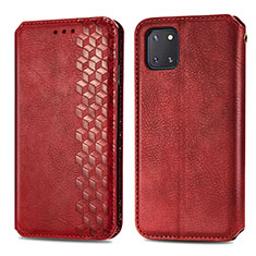 Coque Portefeuille Livre Cuir Etui Clapet S01D pour Samsung Galaxy M60s Rouge