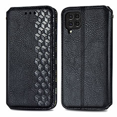 Coque Portefeuille Livre Cuir Etui Clapet S01D pour Samsung Galaxy M62 4G Noir