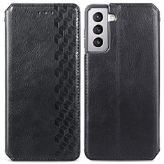 Coque Portefeuille Livre Cuir Etui Clapet S01D pour Samsung Galaxy S25 5G Noir