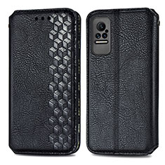 Coque Portefeuille Livre Cuir Etui Clapet S01D pour Xiaomi Civi 1S 5G Noir