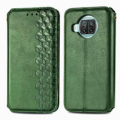 Coque Portefeuille Livre Cuir Etui Clapet S01D pour Xiaomi Mi 10i 5G Vert