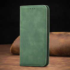 Coque Portefeuille Livre Cuir Etui Clapet S01D pour Xiaomi Mi 10T Pro 5G Vert