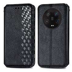 Coque Portefeuille Livre Cuir Etui Clapet S01D pour Xiaomi Mi 13 Ultra 5G Noir