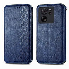 Coque Portefeuille Livre Cuir Etui Clapet S01D pour Xiaomi Mi 13T 5G Bleu