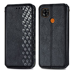 Coque Portefeuille Livre Cuir Etui Clapet S01D pour Xiaomi POCO C31 Noir