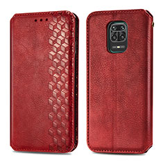 Coque Portefeuille Livre Cuir Etui Clapet S01D pour Xiaomi Poco M2 Pro Rouge