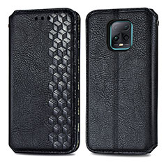 Coque Portefeuille Livre Cuir Etui Clapet S01D pour Xiaomi Redmi 10X Pro 5G Noir