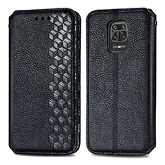 Coque Portefeuille Livre Cuir Etui Clapet S01D pour Xiaomi Redmi Note 9 Pro Max Noir