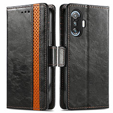 Coque Portefeuille Livre Cuir Etui Clapet S02D pour Xiaomi Poco F3 GT 5G Noir