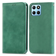 Coque Portefeuille Livre Cuir Etui Clapet S04D pour Huawei Honor 70 Lite 5G Vert