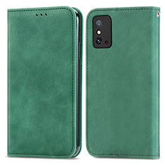 Coque Portefeuille Livre Cuir Etui Clapet S04D pour Huawei Honor X10 Max 5G Vert