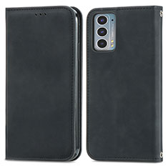 Coque Portefeuille Livre Cuir Etui Clapet S04D pour Motorola Moto Edge Lite 5G Noir