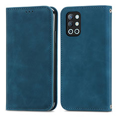 Coque Portefeuille Livre Cuir Etui Clapet S04D pour OnePlus 9R 5G Bleu