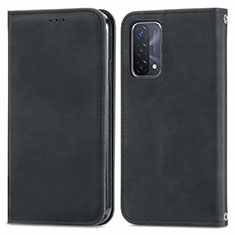 Coque Portefeuille Livre Cuir Etui Clapet S04D pour OnePlus Nord N200 5G Noir