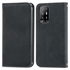 Coque Portefeuille Livre Cuir Etui Clapet S04D pour Oppo A94 5G Noir