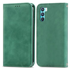 Coque Portefeuille Livre Cuir Etui Clapet S04D pour Oppo K9 Pro 5G Vert