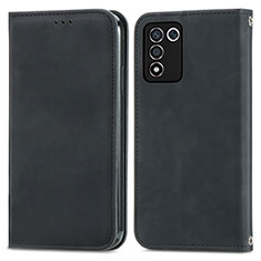 Coque Portefeuille Livre Cuir Etui Clapet S04D pour Oppo K9S 5G Noir