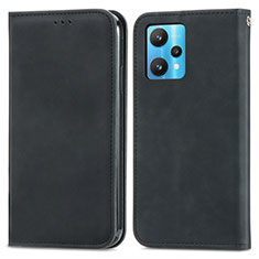 Coque Portefeuille Livre Cuir Etui Clapet S04D pour Realme 9 5G Noir