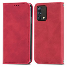 Coque Portefeuille Livre Cuir Etui Clapet S04D pour Realme GT Master 5G Rouge