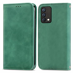 Coque Portefeuille Livre Cuir Etui Clapet S04D pour Realme GT Master 5G Vert