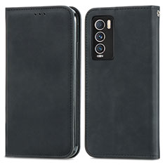 Coque Portefeuille Livre Cuir Etui Clapet S04D pour Realme GT Master Explorer 5G Noir