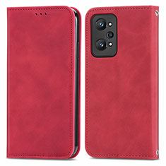 Coque Portefeuille Livre Cuir Etui Clapet S04D pour Realme GT Neo2 5G Rouge