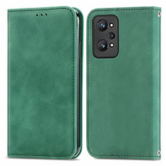 Coque Portefeuille Livre Cuir Etui Clapet S04D pour Realme GT Neo2 5G Vert