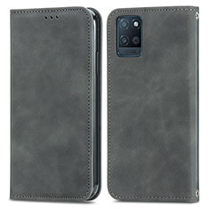 Coque Portefeuille Livre Cuir Etui Clapet S04D pour Realme V11 5G Gris