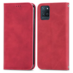 Coque Portefeuille Livre Cuir Etui Clapet S04D pour Realme V11 5G Rouge