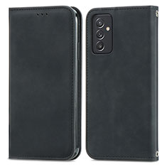 Coque Portefeuille Livre Cuir Etui Clapet S04D pour Samsung Galaxy A05s Noir