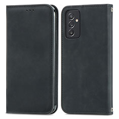 Coque Portefeuille Livre Cuir Etui Clapet S04D pour Samsung Galaxy A15 5G Noir